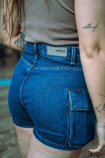 Denim Cargo Shorts Bolívia (3434)