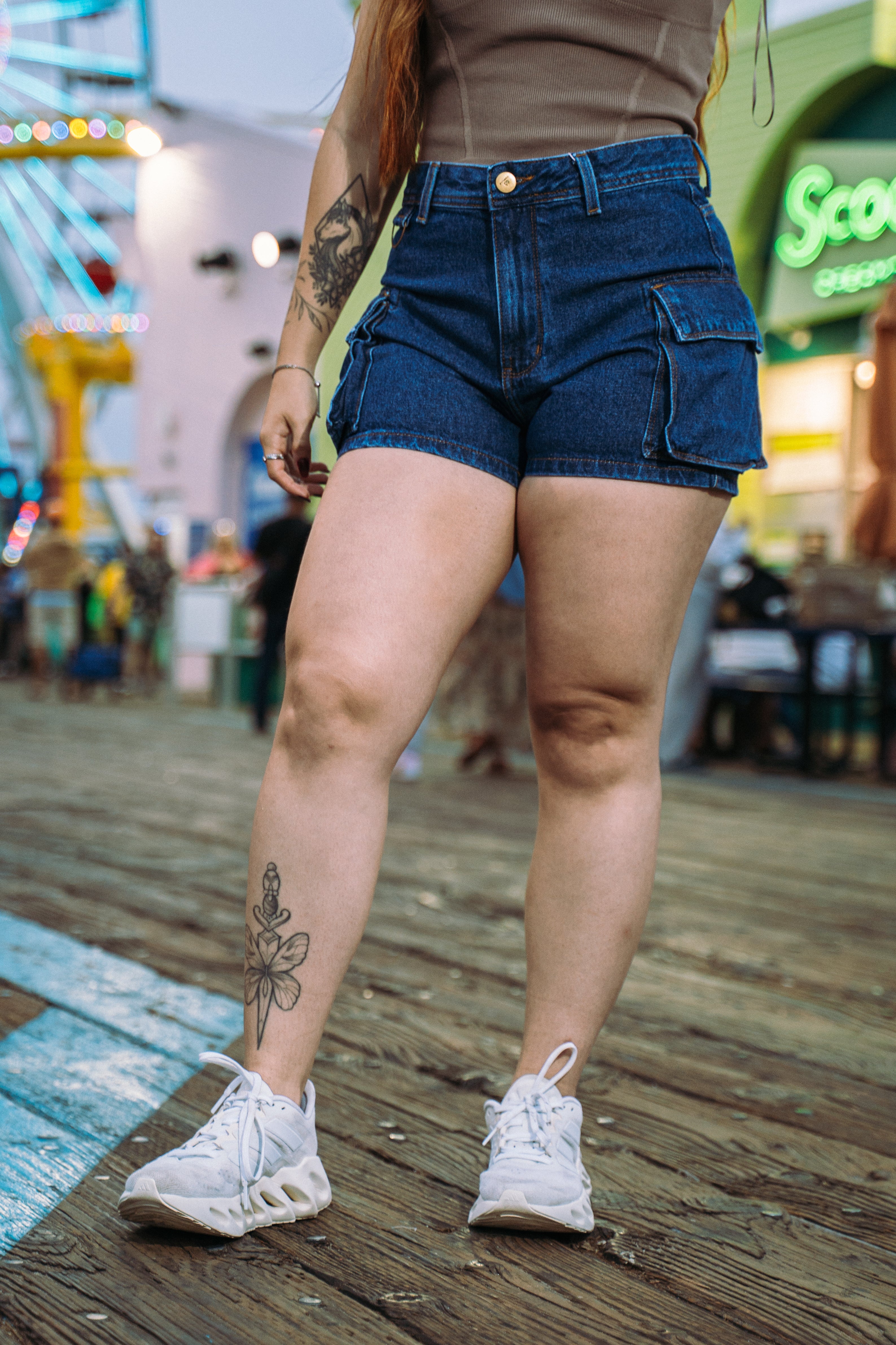 Denim Cargo Shorts Bolívia (3434)